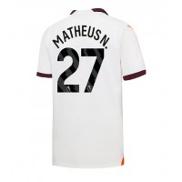 Moški Nogometni dresi Manchester City Matheus Nunes #27 Gostujoči 2023-24 Kratek Rokav